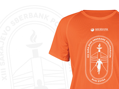 Official T shirt for Sarajevo Sberbank Halfmarathon 2019