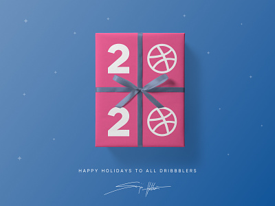 Happy Holidays to all Dribbblers art direction branding concept design dribbble dribbblers dribbbleweeklywarmup exploration gift gift card happy holidays illustration minimalist packaging signature typo typogaphy visual design weeklywarmup