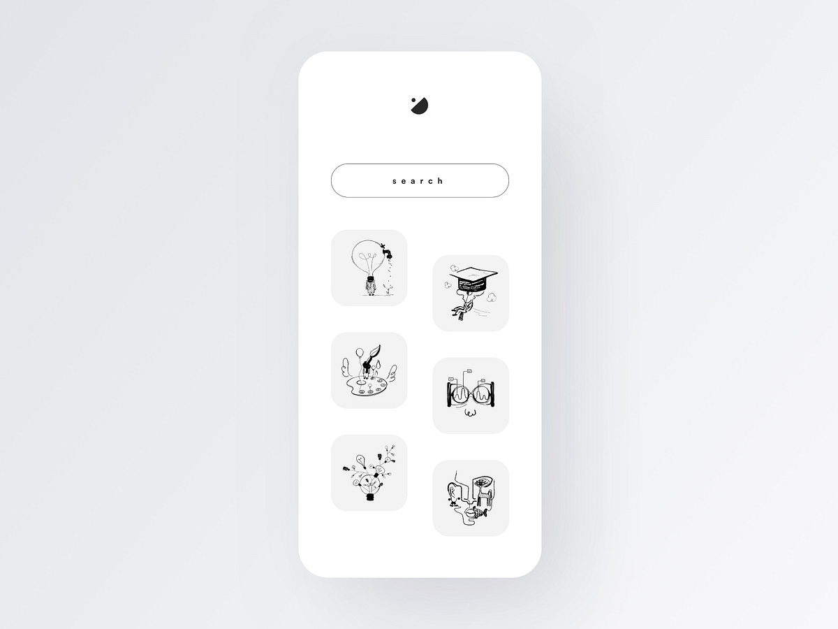 Abstract art app by Beatrice Castaldo on Dribbble