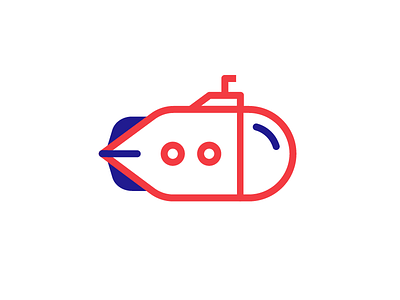 Logo Innership logo ship submarine