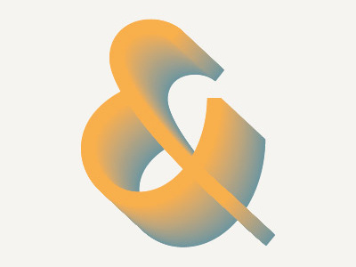 Fading Ampersand ampersand design glyph typography