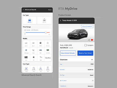 RTA MyDrive Application