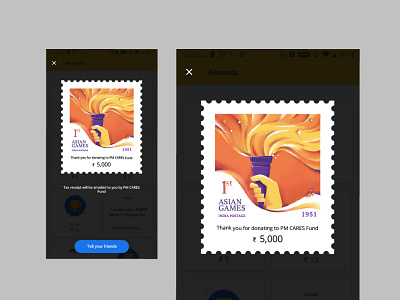 Stamp Collection // Reward adobe application collection design google design graphics illustration mobile app mobile ui money money app reward share stamp stamp design ui uidesign uiux ux vector