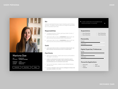 User Persona // UX