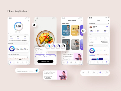 Fitness Application | UX/ UI