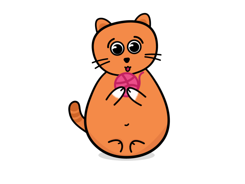 Hello Dribbble cats