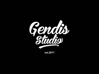 Latin initials design gendis studio.com branding consulting designs illustration logo simple ui
