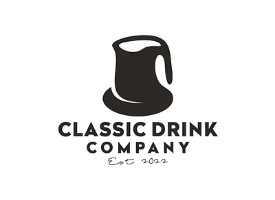 classic drink coffe graphic design logo vector