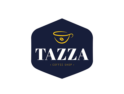 Daily Logo Challenge : Day 6 - Tazza branding coffeeshop creative daily dailylogochallenge dailylogochallengeday6 design logodesignchallenge logotype tazza