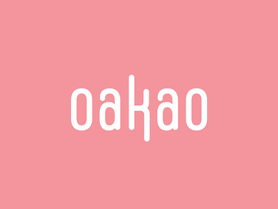 Daily Logo Challenge : Day 7 - OAKAO branding creative daily dailylogochallenge dailylogochallengeday7 design fashion brand logodesignchallenge logotype oakao visual identity