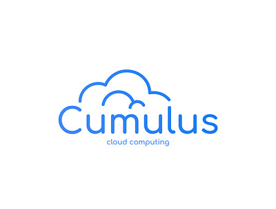 Daily Logo Challenge : Day 14 - Cumulus branding cloud computer creative cumulus daily dailylogochallenge dailylogochallengeday14 design logodesignchallenge logotype visual identity