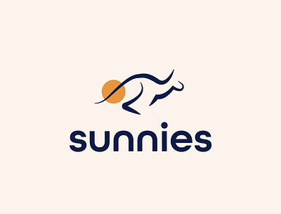 Daily Logo Challenge : Day 19 - Sunnies brand identity branding creative daily dailylogochallenge dailylogochallenge19 design kangaroo logo logodesign logodesignchallenge logotype sunnies visual identity