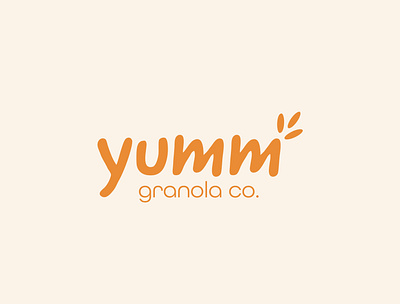 Daily Logo Challenge : Day 21 - Yumm brand identity branding creative daily dailylogochallenge design granola granola company logodesign logodesignchallenge logotype visual identity yumm