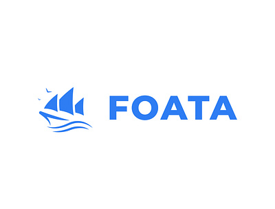 Daily Logo Challenge : Day 23 - Foata boat logo brand identity branding creative daily dailylogochallenge dailylogochallengeday23 design foata logodesignchallenge logotype sea visual identity