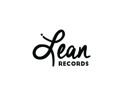 Daily Logo Challenge : Day 36 - Lean Records brand identity branding creative daily dailylogochallenge design label lean logodesign logodesignchallenge logotype record record label visual identity