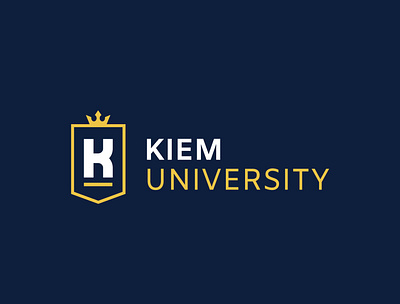 Daily Logo Challenge : Day 38 - Kiem University brand identity branding creative daily dailylogochallenge design logodesign logodesignchallenge logotype university logo visual identity