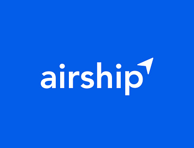 Daily Logo Challenge : Day 42 - AirShip airship brand identity branding creative daily dailylogochallenge day42 design logodesign logodesignchallenge logotype postal service visual identity