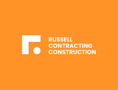 Daily Logo Challenge : Day 45 - Russell Contracting brand identity branding construction creative daily dailylogochallenge design logodesign logodesignchallenge logotype russell visual identity