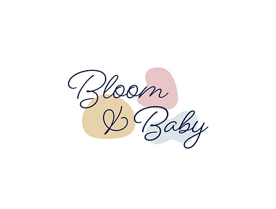 Daily Logo Challenge : Day 46 - Bloom & Baby baby baby clothes bloom brand brand identity branding creative daily dailylogochallenge design logodesign logodesignchallenge logotype visual identity