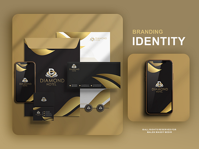 Diamond Identity adobe design fineart graphic graphic design logo photoshop wacom