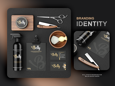 Belly Identity adobe art branding design fineart graphic graphic design logo photoshop wacom