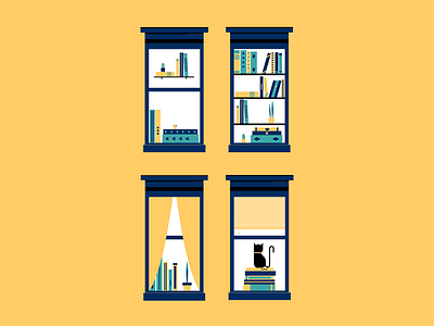 The Windows of Books books illustrations windows