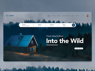 Into the Wild adobexd createwithadobexd interface ui ux