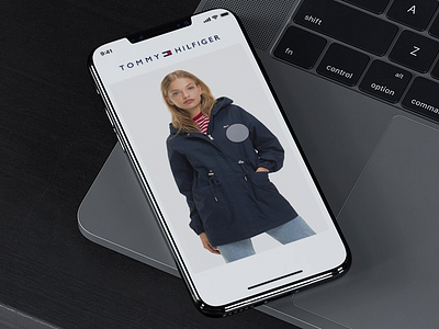 TOMMY HILFIGER app animation app concept interface invision studio invisionapp invisionstudio ui ux