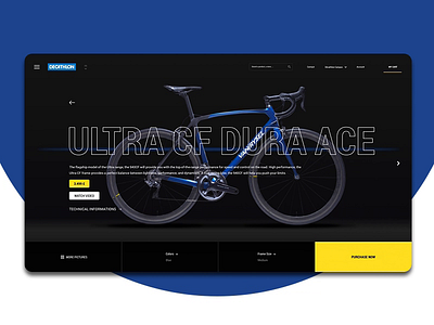 ULTRA CF DURA ACE bikeshop interface principle principle app principleapp principleformac ui ux web interface