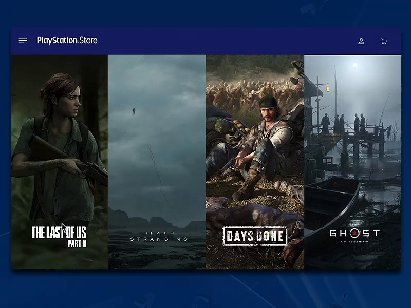PS Store by DAVID HALLUIN on Dribbble