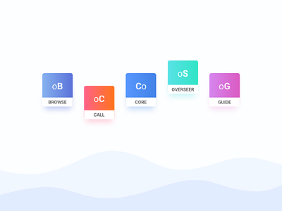 Product Icons cx gradient icon set icons product icons products salemove set stack suite ui ux