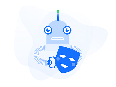 Service automation article customer experience illustration mask quote robot salemove ui ux
