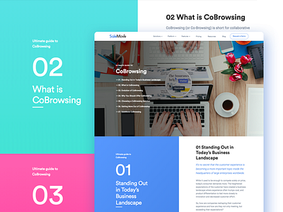 All about CoBrowsing cobrowse cobrowsing customer experience cx ebook landing salemove ui ux website