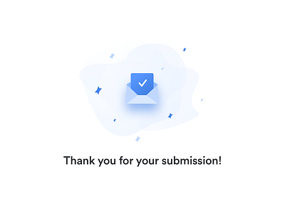 Thank you illustration for submissions cx illustration newsletter salemove submission ui ux