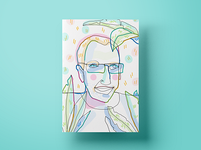 Siim H colors cx design illustration landing page portrait poster salemove ui ux website