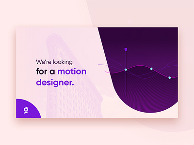 Hiring ad for motion designers