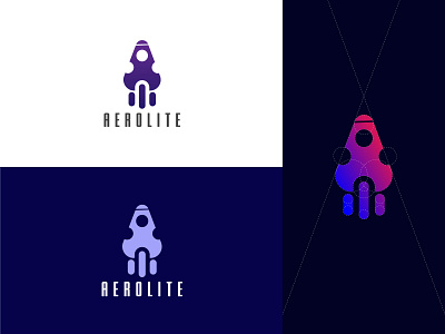 Aerolite | Rocketship Logo