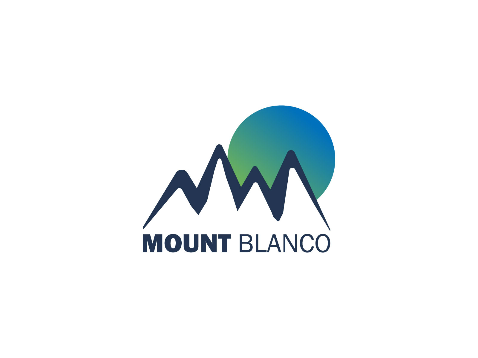Mount Blanco || Ski Mountain Logo by Mir Arafat Hossain on Dribbble