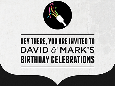 Birthday Invite invite print typography