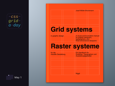 Grid systems in graphic design cover by Brett Jones on Dribbble