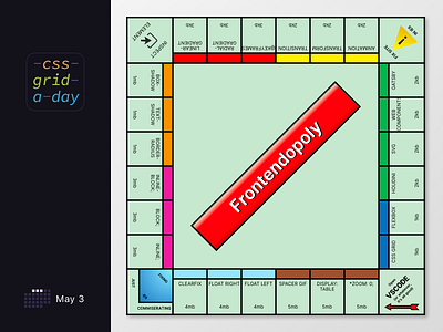 Monopoly, but in CSS Grid cssgrid grid