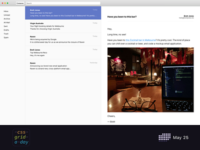 Email Client | CSS Grid May 25