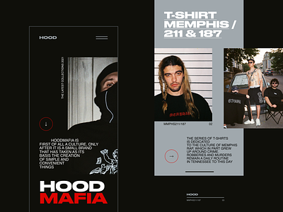 HOODMAFIA | Streetwear Mobile Concept