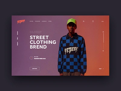 10.DEEP | online shop color design e commerce fashion minimal shop streetwear typography ui ux web website