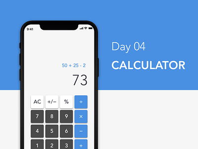 Day 4 app calculator dailyui design ui uidesign