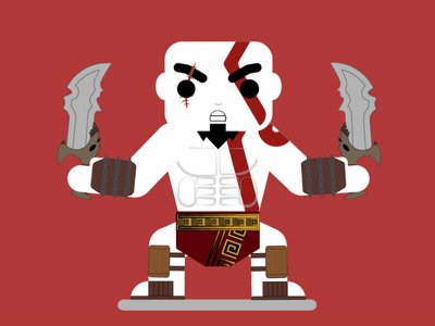 Kratos animation illustration kratos simple