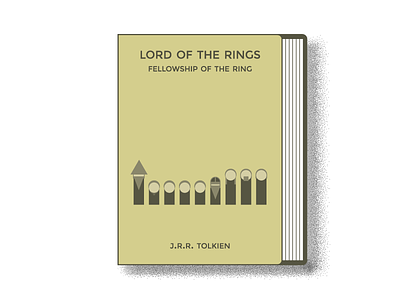 LOTR Fellowship of the Ring book cover