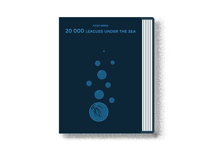 20.000 Leagues under the Sea minimal book cover