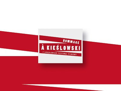 Hommage a Kieslowski branding film festival logo movie