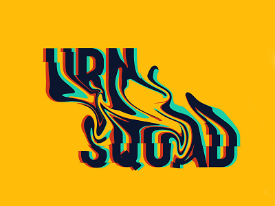 UBNSQUAD abstract design drawing graphic graphic design ink typography